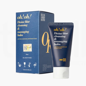Sáp Tẩy Trang Làm Sạch Sâu, Trẻ Hóa Da oh!oh! Divine Blue Cleansing & Massaging Balm (with Melia Azadirachta Leaf & Flower Extract)