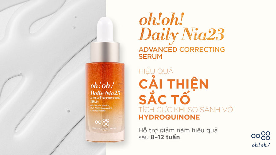 Niacinamide 23% - Bước tiến mới trong chăm sóc da sắc tố hiện đại
