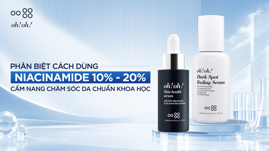 DISTINGUISHING BETWEEN NIACINAMIDE 10% - 20%: A SCIENTIFICALLY-BACKED SKINCARE GUIDE