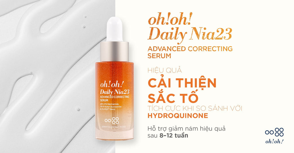 Niacinamide 23% - Bước tiến mới trong chăm sóc da sắc tố hiện đại