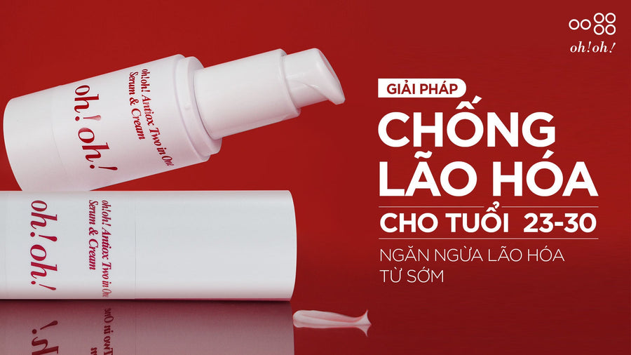 GIẢI PHÁP CHỐNG LÃO HÓA CHO TUỔI  23-30| NGĂN NGỪA LÃO HÓA TỪ SỚM