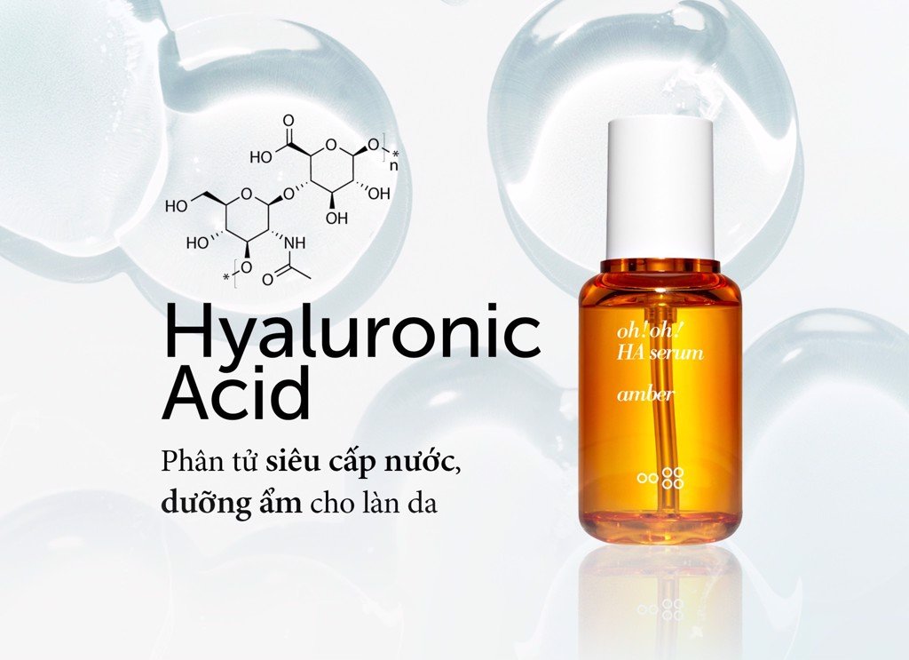 Hyaluronic Acid - The super hydrator molecule, moisturizing for the skin