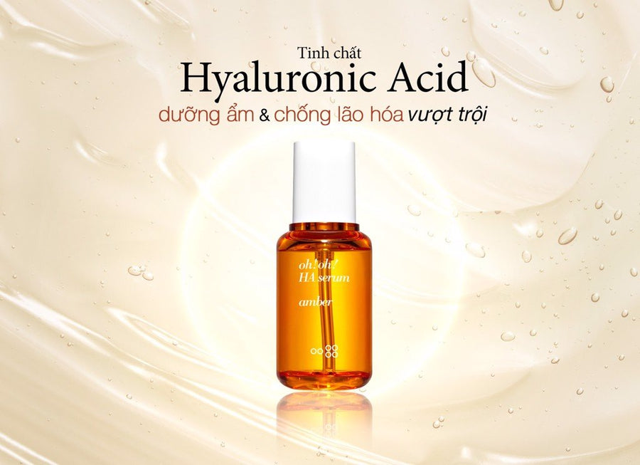 oh!oh! HA serum amber - Superior moisturizing & anti-aging Hyaluronic Acid serum