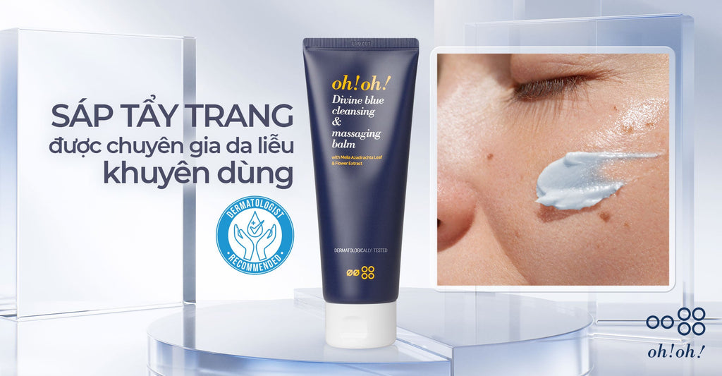 Sáp tẩy trang được chuyên gia da liễu khuyên dùng