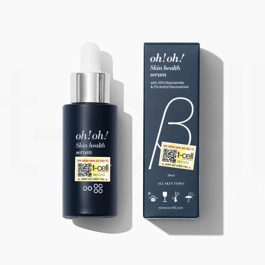 Tinh Chất Dưỡng Sáng Da, Giảm Thâm Nám oh!oh! Skin Health Serum (with 20% Niacinamide & 2% Acetyl Glucosamine)