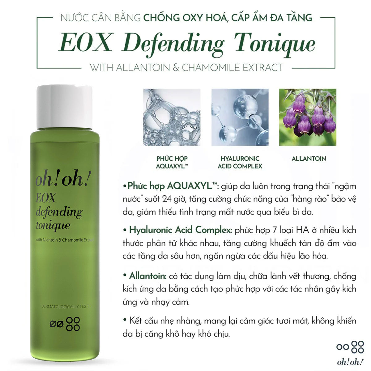 oh!oh! EOX Defending Tonique Clarifying & Hydrating Toner 150ml