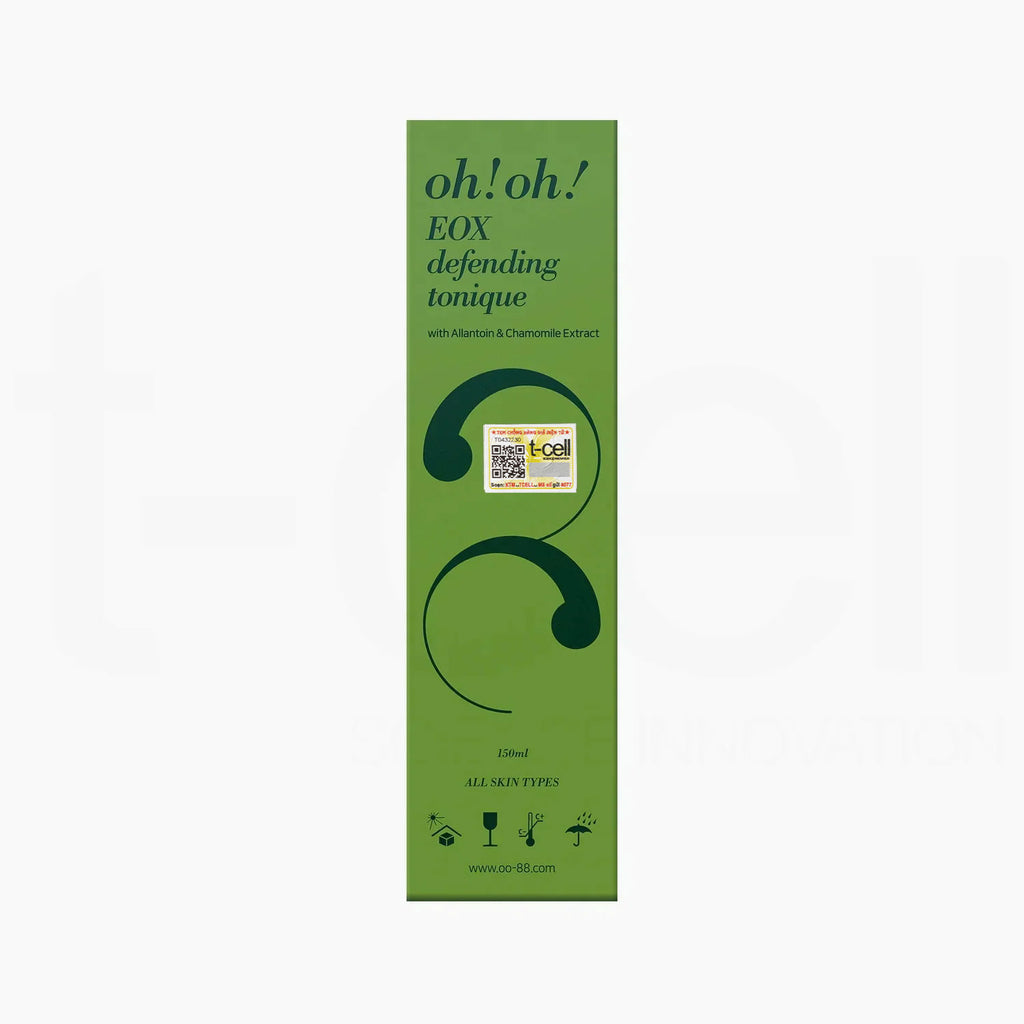 Nước Cân Bằng, Làm Sạch Và Chống Oxy Hóa oh!oh! EOX Defending Tonique 150ml (with Allantoin & Chamomile Extract)