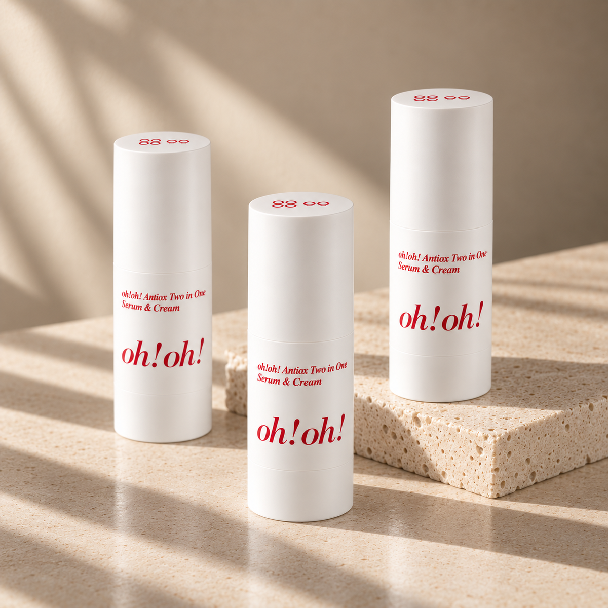 oh!oh! Antiox Two in One Moisturizing and Anti-Wrinkle Serum & Cream 25g