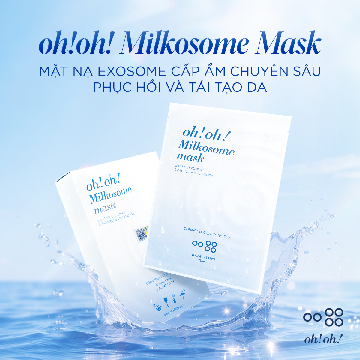 oh!oh! Milkosome Mask 10 x 25ml