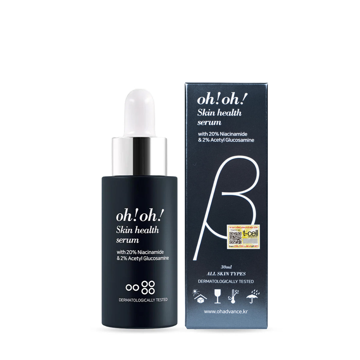 Serum Dưỡng Ẩm Và Làm Sáng Da oh!oh! Skin Health Serum 10ml/30ml