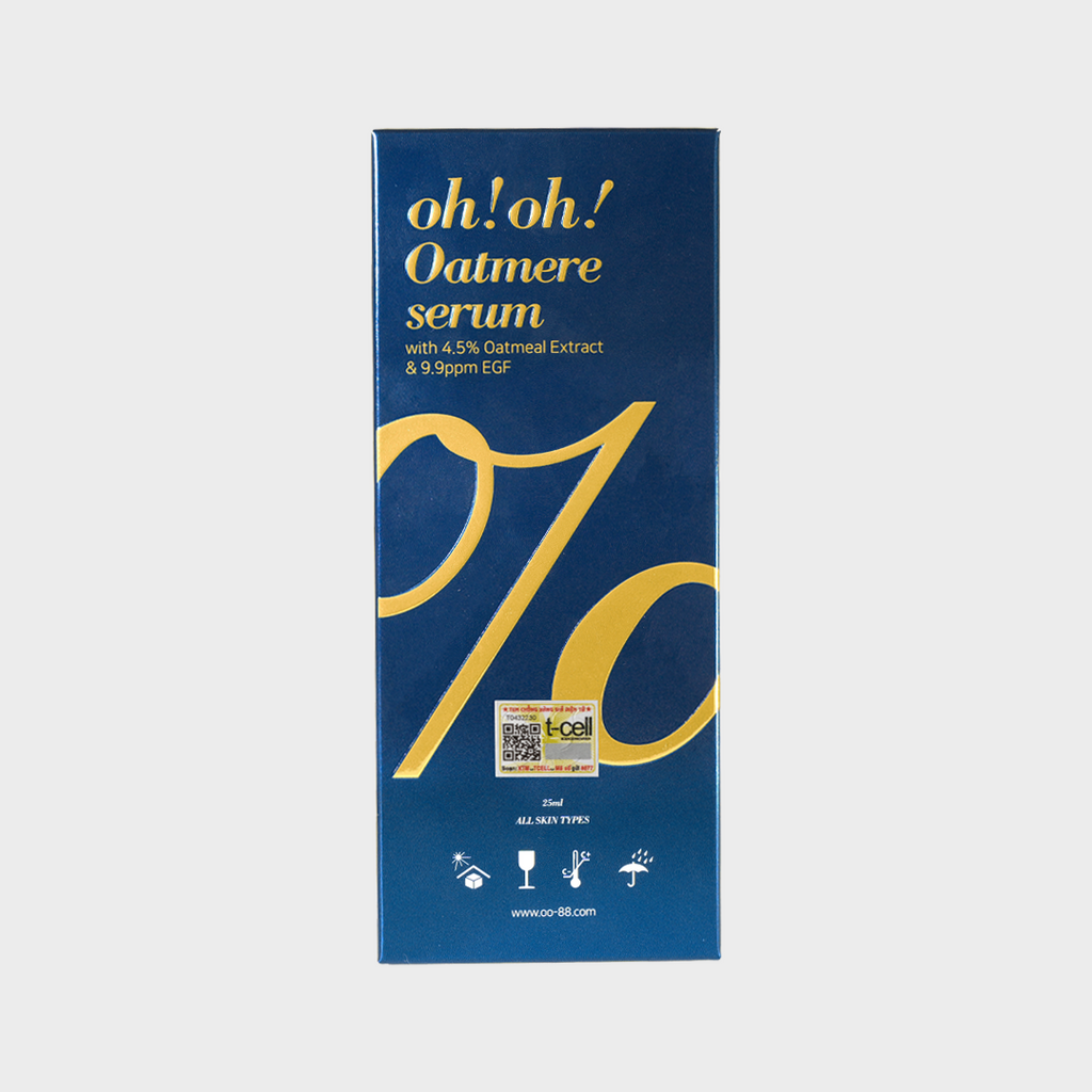 Tinh Chất Tế Bào Gốc, Tái Tạo Da oh!oh! Oatmere Serum 25ml (with 4.5% Oat Extract & 9,9ppm EGF)