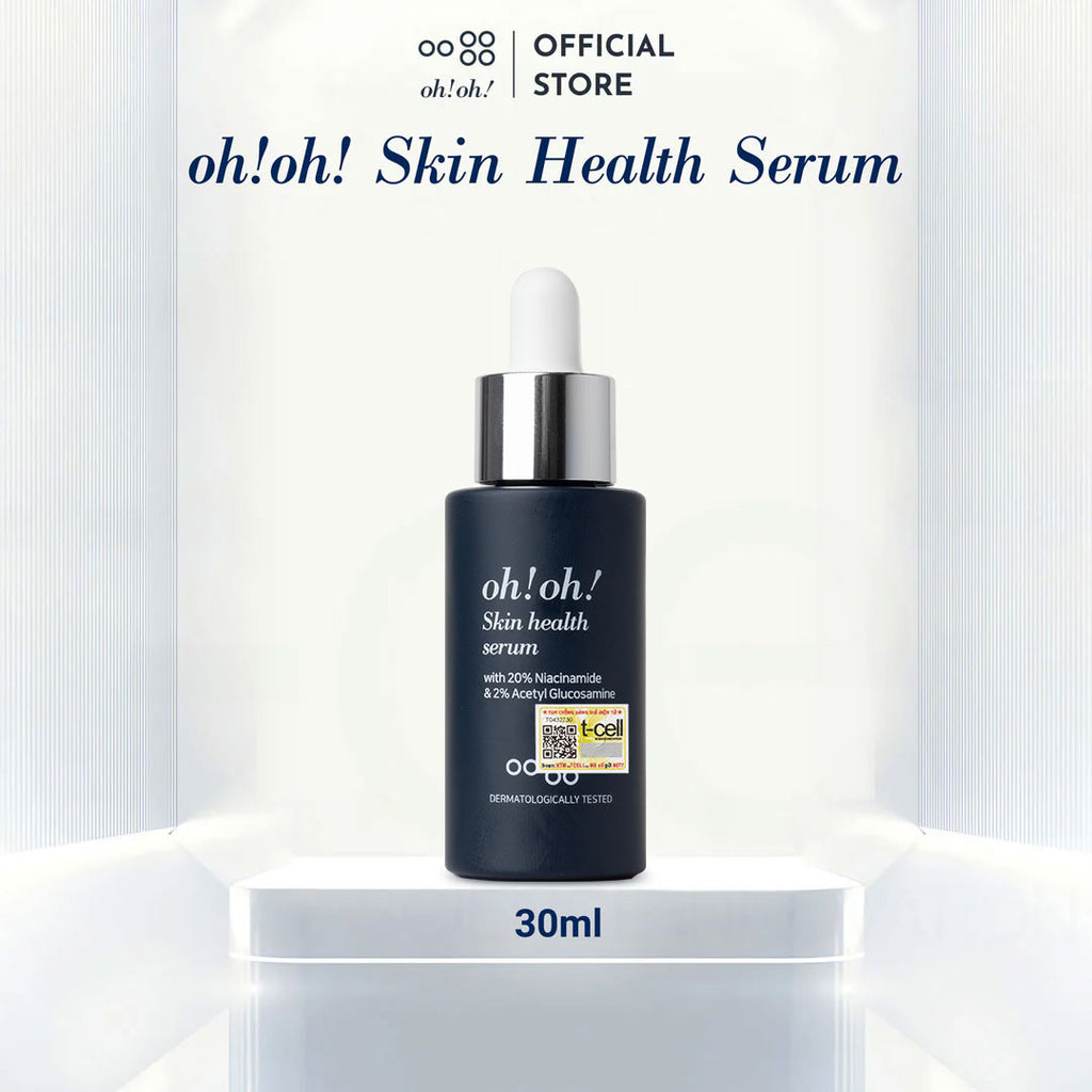 Tinh Chất Dưỡng Sáng Da, Giảm Thâm Nám oh!oh! Skin Health Serum (with 20% Niacinamide & 2% Acetyl Glucosamine)